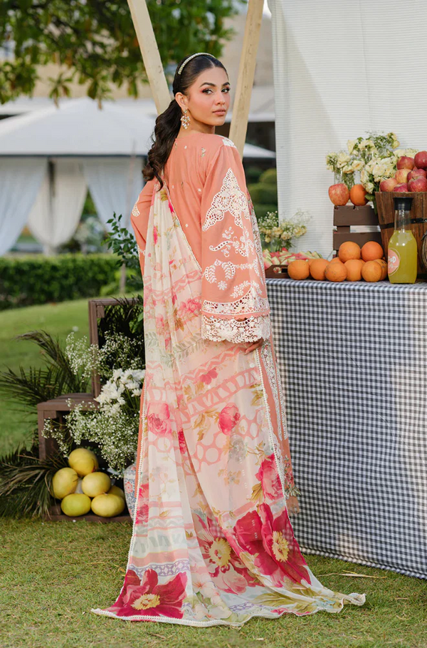 3 Piece Chickenkari Embroidered Lawn Suit UR22