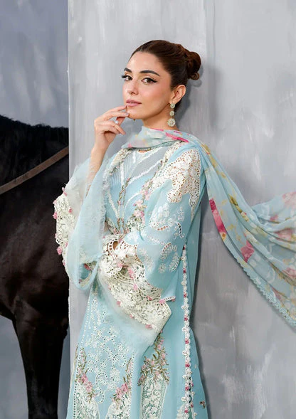 3 Piece Embroidered Chickenkari Lawn Suit UR21