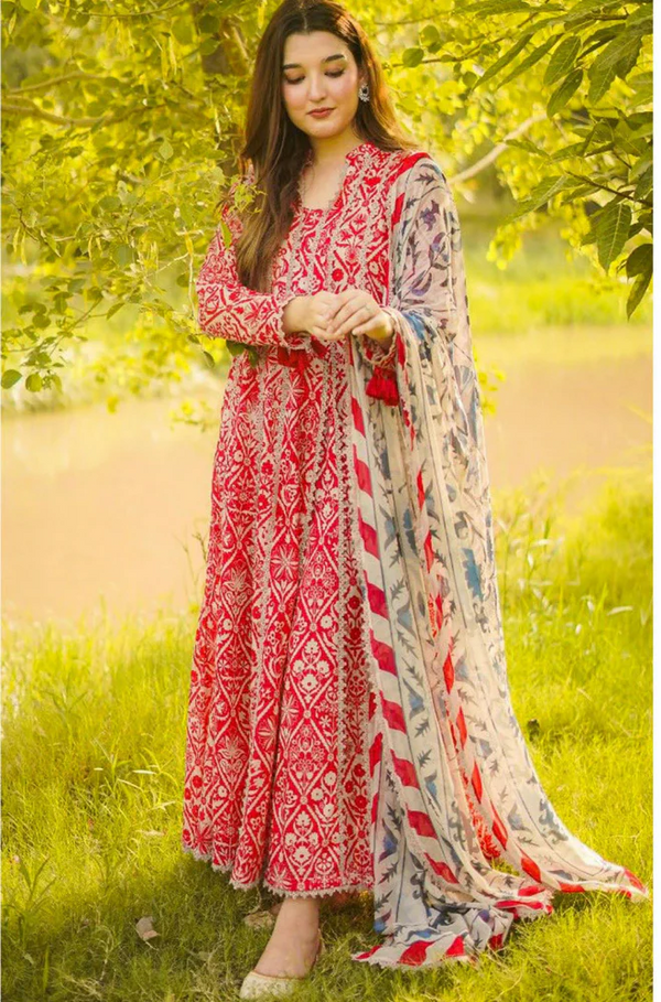 3 Piece Digital Printed Lawn Suit UR13