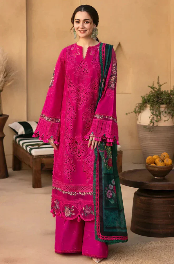 3 Piece Embroidered Lawn Suit UR17