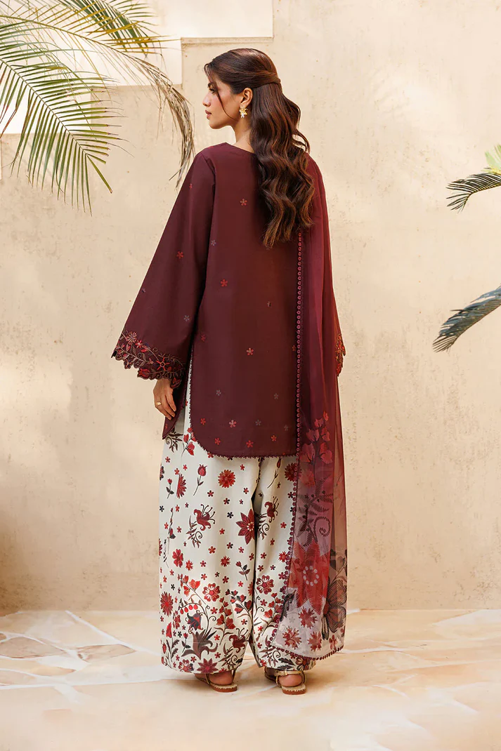3 Piece Embroidered Lawn Suit UR20