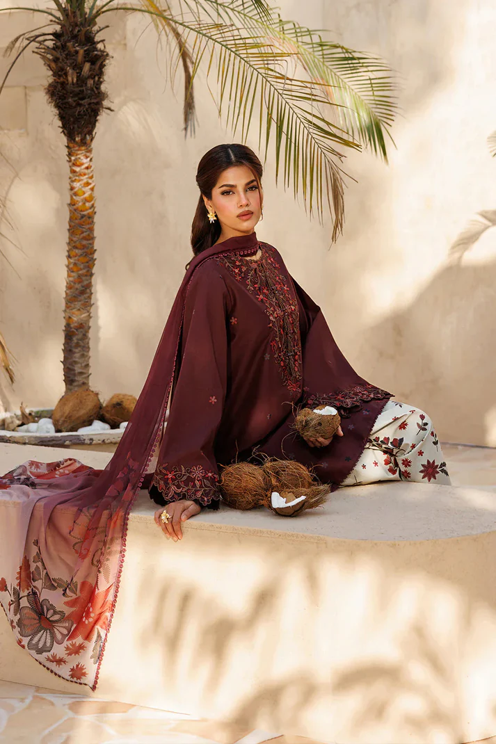 3 Piece Embroidered Lawn Suit UR20