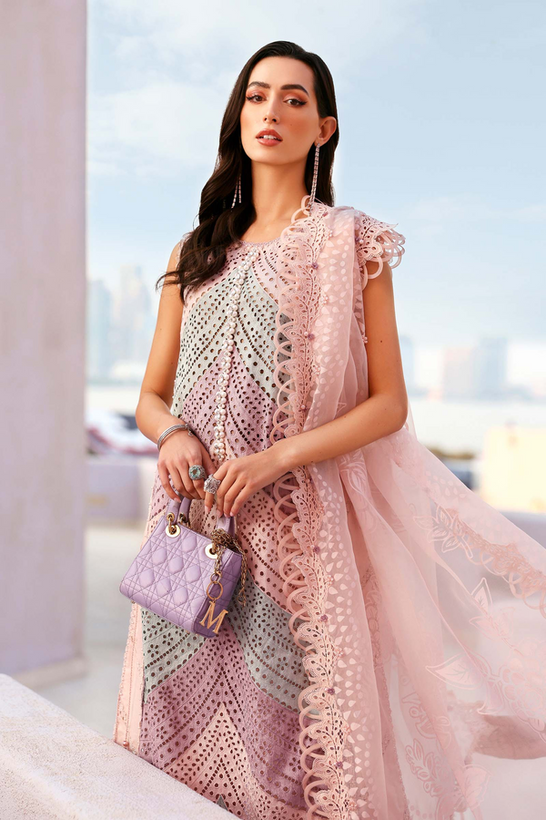 3 Piece Chickenkari Embroidered Lawn Suit UR14