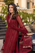 Azure Embroidered Lawn Dress & Heavy Embroidered Chiffon Dupatta 3PC WC733