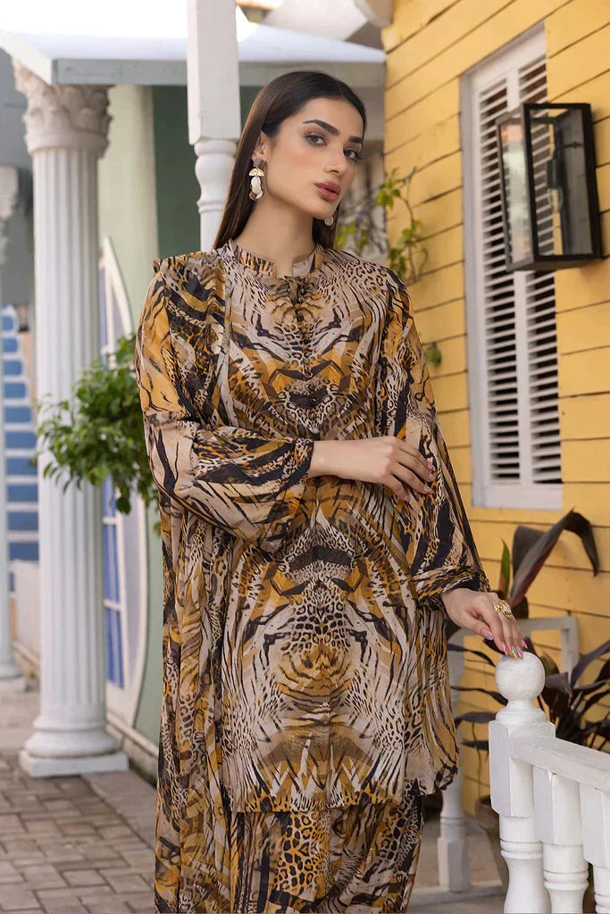 Charizma 3 Piece Digital Printed Lawn dress WC285